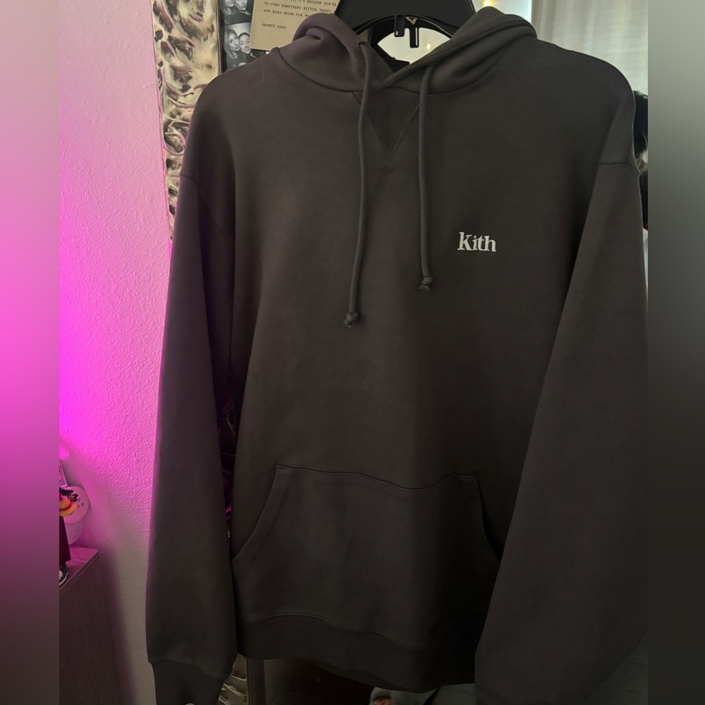 Kith Men's Charcoal Hoodie Sweater